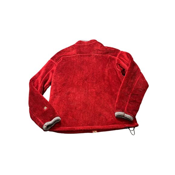 Vintage Patagonia R Series Regulator Fleece Jacket Full Zip Pockets Red Large - Picture 11 of 13